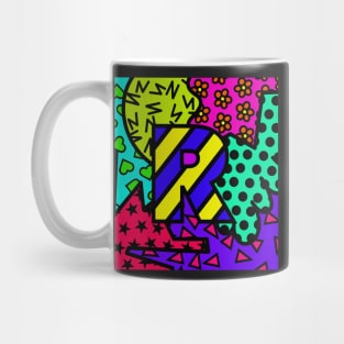 Alphabet Series - Letter R - Bright and Bold Initial Letters Mug